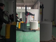 Elevador automático de rolos de papel de película de plástico com bateria elétrica