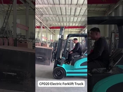 Elevadora de empilhadeira azul