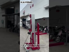 O elevador de liga de alumínio manipulado manualmente