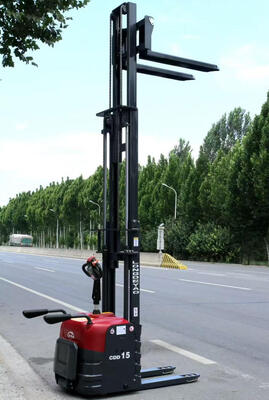 Full Electric Dual Lift Stacker 2 Ton Load 3 Meter Height for Safe Pallet Handling