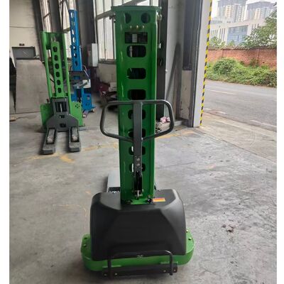 Battery Operated Semi Electric Stacker 500kg 700kg1000kg Self Loading Portable Forklift Truck 1.6m Height