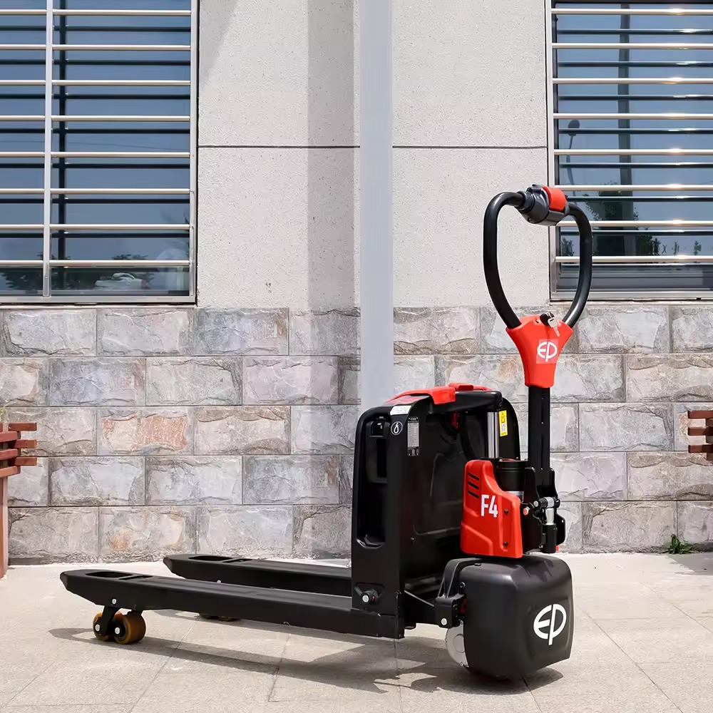 Flexible and Labor-saving EP 1500kg 1.5ton 1.5T 3306lb Electric Pallet Truck  With Lithium Battery F4