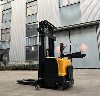 1 tonelada de empilhador de paletes elétricos com bateria de 24V 80Ah e garfo de 1070 mm